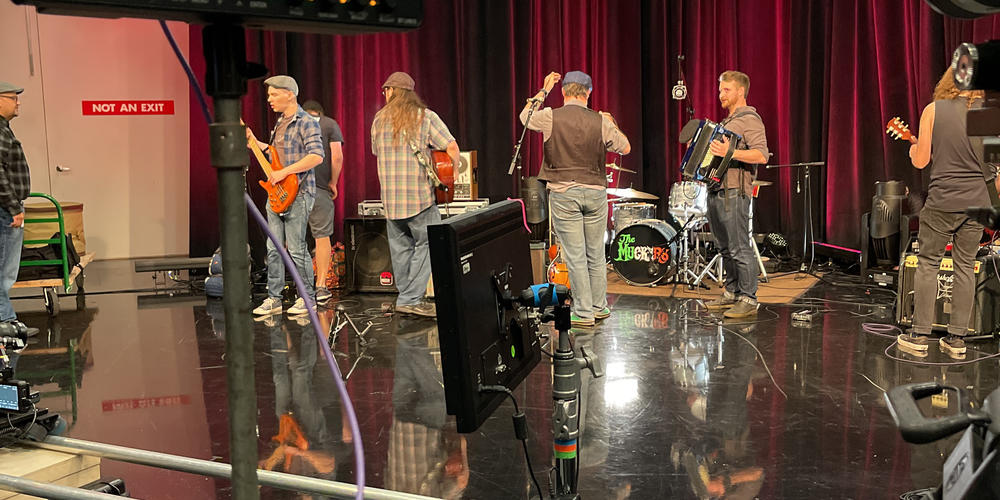 Behind the scenes of The Muckers on Peach Jam