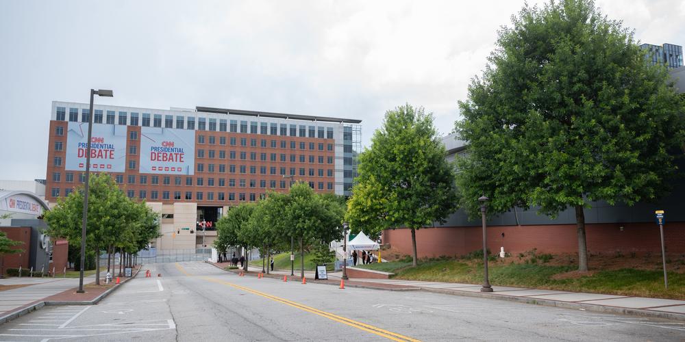 CNN studios in Midtown Atlanta on the afternoon of June 27, 2024.