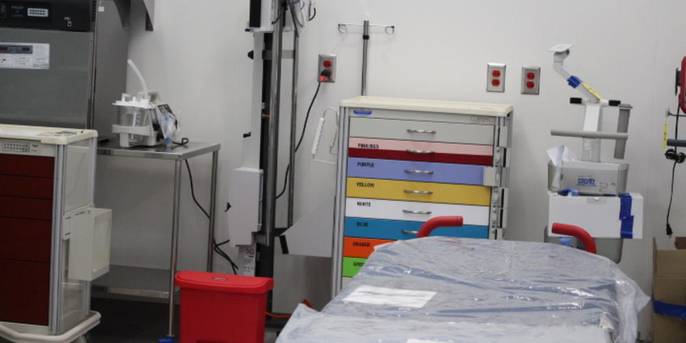 Another look at a patient room inside the empty Children's Healthcare of Atlanta Arthur M. Blank Hospital on Aug. 6, 2024.