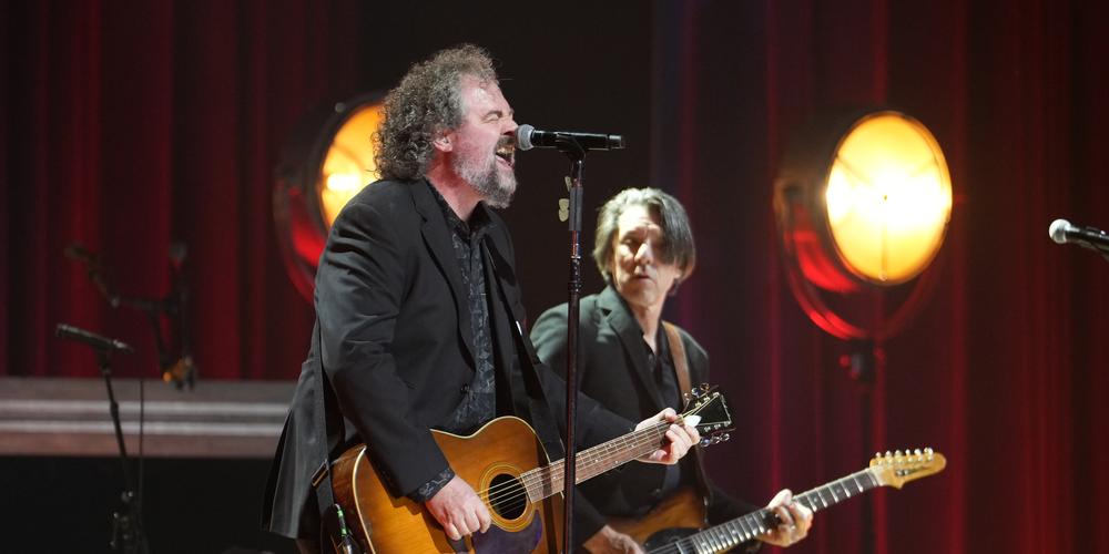 Drive-By Truckers at “Jimmy Carter 100: A Celebration in Song,” a 100th birthday tribute to former U.S. President Jimmy Carter, held at the Fox Theatre in Atlanta, Tuesday, September 17. Photo by Michael A. Schwarz/The Carter Center