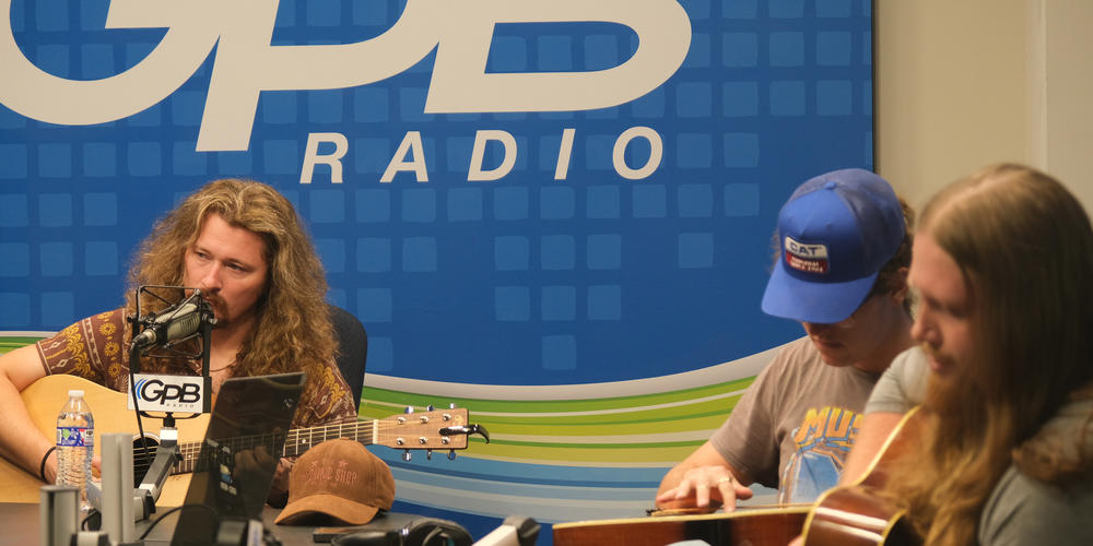 The Georgia Thunderbolts in the GPB Radio studio