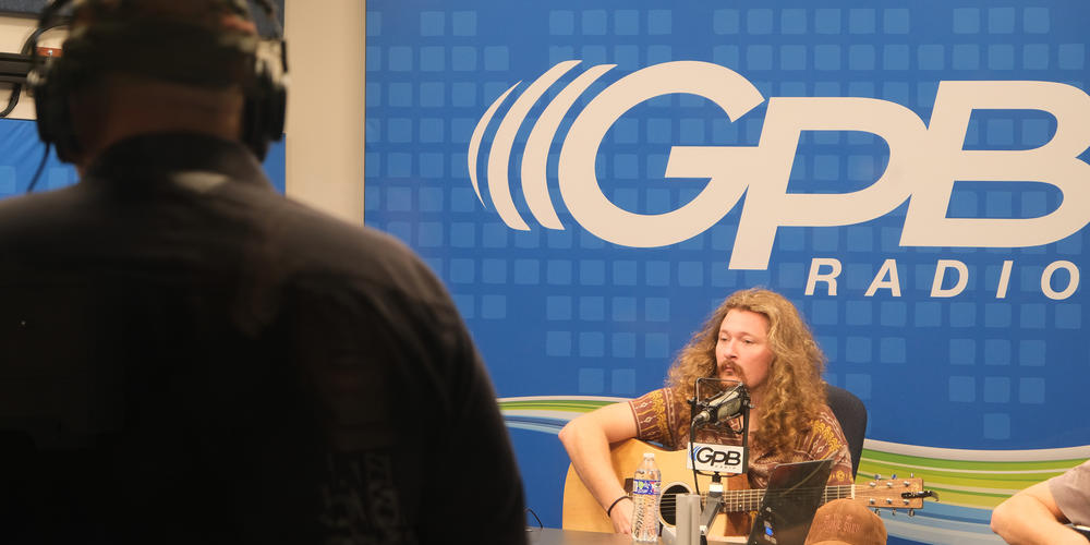 The Georgia Thunderbolts in the GPB Radio studio