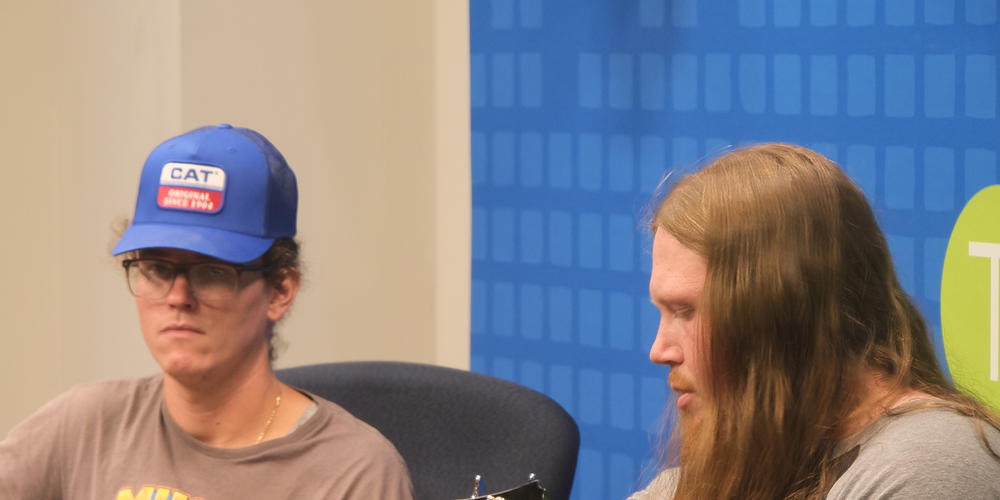 The Georgia Thunderbolts in the GPB Radio studio