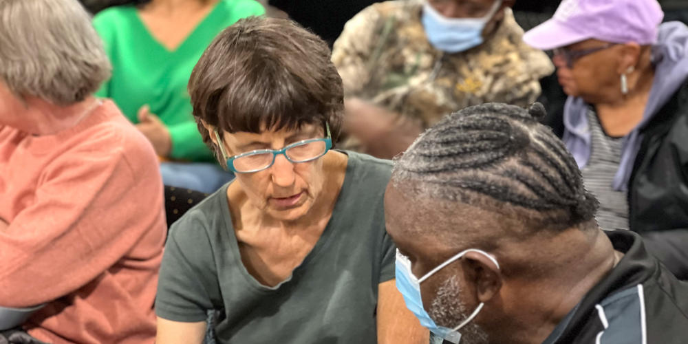 Rockdale County residents discuss what comes next for their community more than two months after a chemical plume was released into the air. 