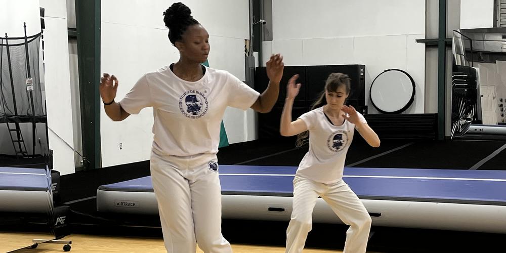 Students practice Capoeria in Atlanta.