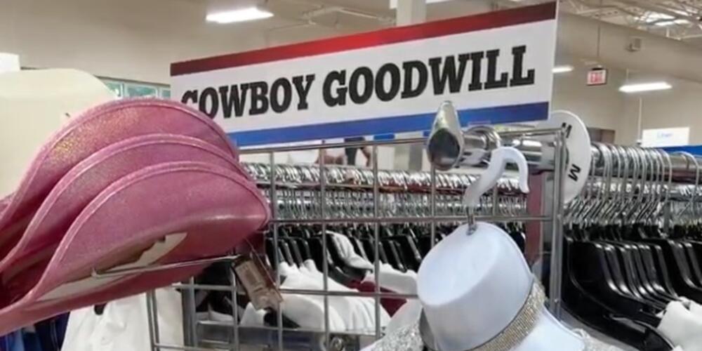 Select Goodwill stores in Atlanta are curating displays of cowboy-inspired clothing for Beyoncé fans.