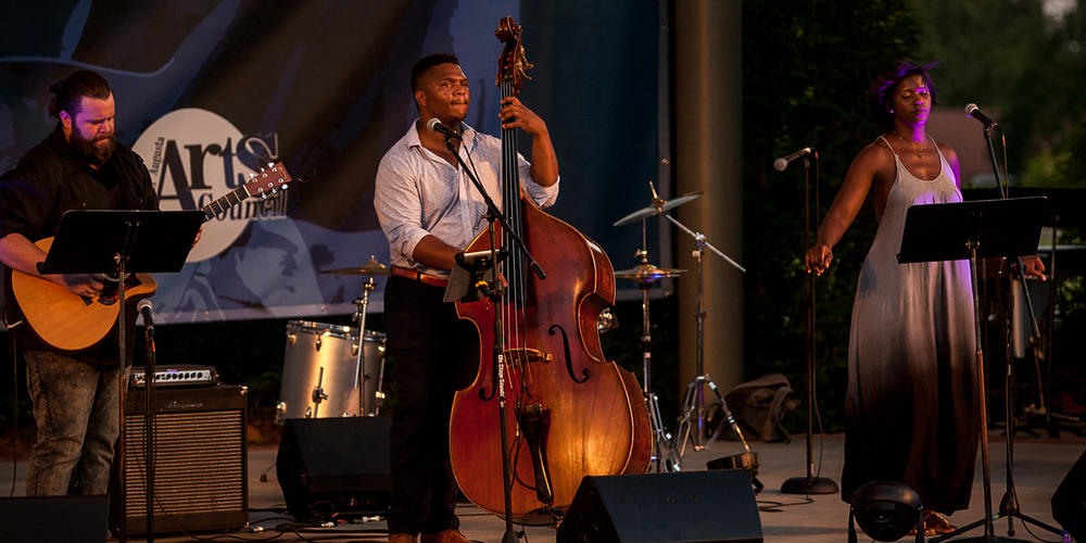 Reggie Sullivan Trio performing a song from "The Color Purple"
