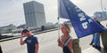Trump Supporters Protest Of State Farm Arena