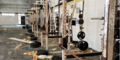 Damage done to Newnan High School's weight room after devastating tornado.
