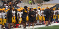 Acting Valdosta Head Coach Felton Shelton on the sidelines