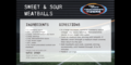 Sweet and Sour MEatballs