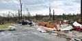 GEMA photographs depict storm damage in Central Georgia on March 26, 2023.