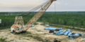 Twin Pines Minerals’ staging site in Charlton County near the swamp. 