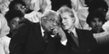 The Rev. Martin Luther King Sr. and President Jimmy Carter, right, confer during a ceremony in Atlanta on Jan. 14, 1979, to present the Dr. Martin Luther King Jr. Non-Violent Peace Prize to Carter. 