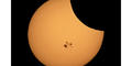 Partial eclipse on Oct. 23, 2014. Philip Groce.