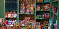 Toys and games at the Bloom Closet Rome location.