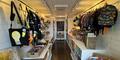The full view from the inside of the Bloom Closet Express truck.