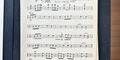 An original copy of the musical score to "Lift Every Voice and Sing."