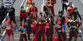 "Avatar: The Last Airbender" cosplayers pose at Dragon Con on Sept. 1, 2024.