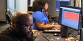 The Georgia Thunderbolts in the GPB Radio studio