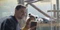 Guests at Zoo Atlanta commemorate the zoo's Giant pandas departure with a selfie. 