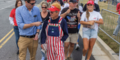 Journalists worked the line to get into the Macon Trump rally for insights into the thinking of Trump voters.