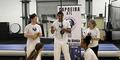Ricky "Professor Malandro" Lawson gives instruction to his students in the Afro-Brazilian martial art of capoeira in Atlanta.