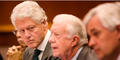 Former Presidents Bill Clinton and Jimmy Carter. Photography by Billy Howard