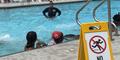 kids in a pool