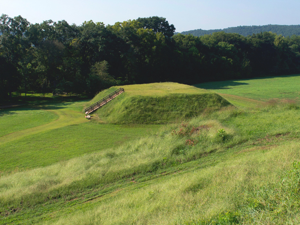 Mortuary Mound at the Etowah Indian Mounds Historic Site