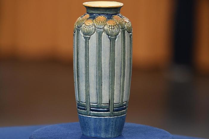 Appraisal: Newcomb College Vase, ca. 1905, from Charleston, Hour 3.